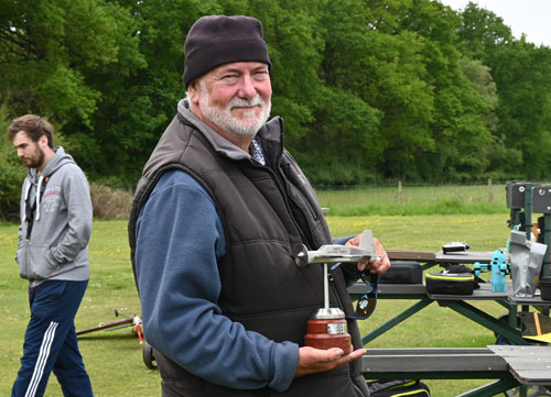 Mike with Trophy